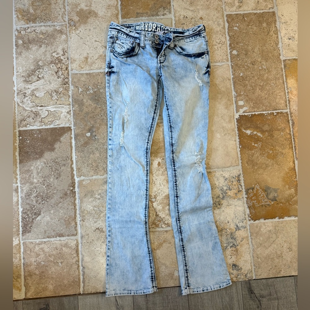 Hydraulic Light Blue Boot Cut Jeans